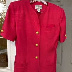 Woman's pink 2-piece suit-skirt, size 6